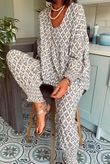 Ren Tiles of Marrakesh X Ali Ash Shirring Cuff Pant